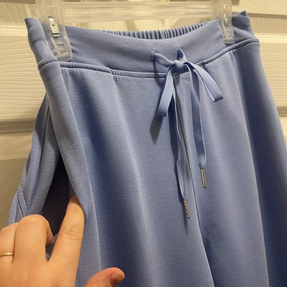 Blue Sleeveless Sweatsuit - Picture 9 of 14